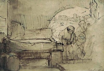 Le tre Marie al sepolcro da Rembrandt van Rijn